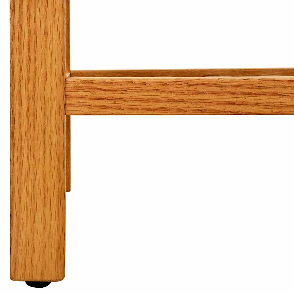 tömör tölgyfa cipőtartó 4 polccal 100 x 27 x 80 cm
