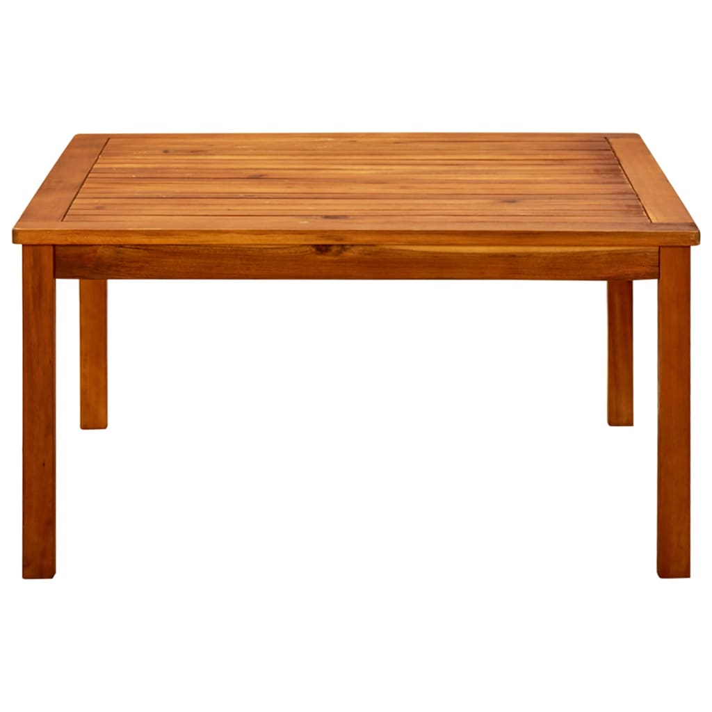 tömör akácfa kerti dohányzóasztal 85 x 85 x 45 cm