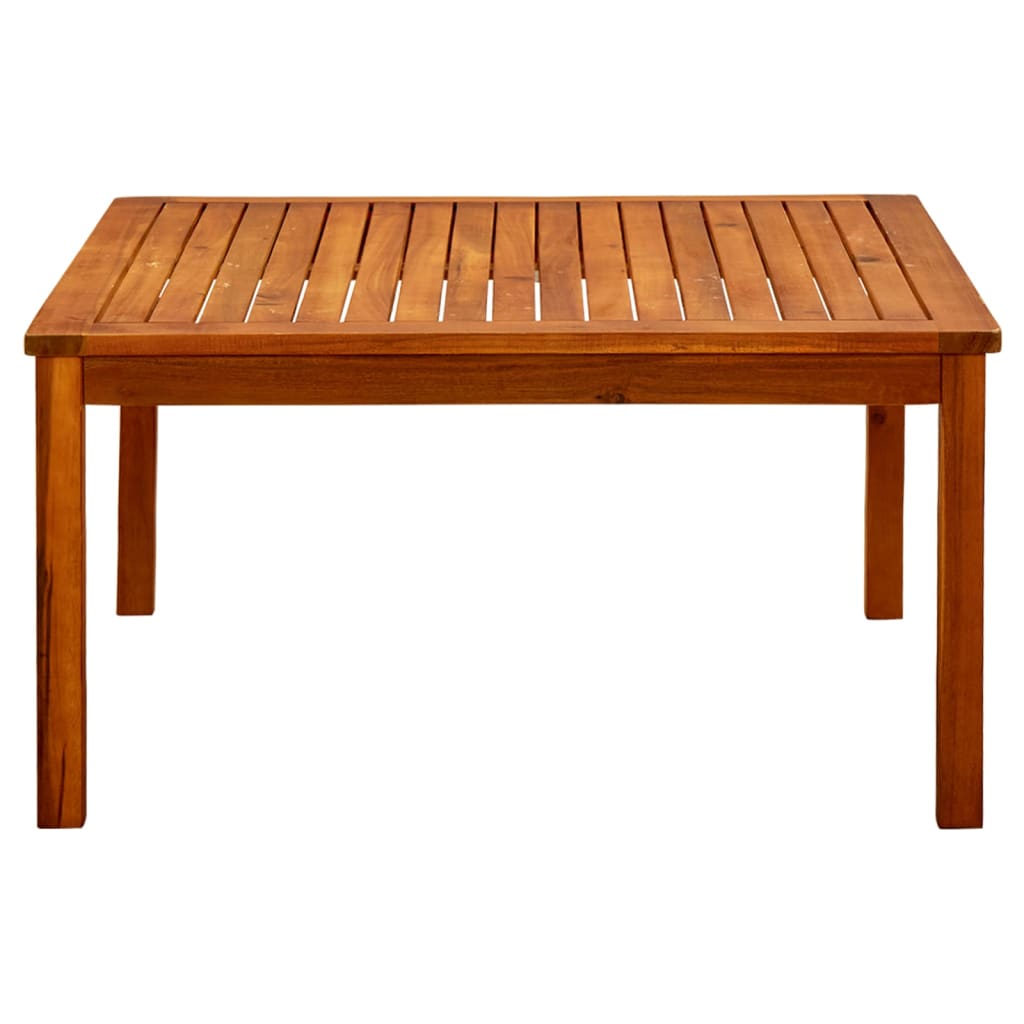 tömör akácfa kerti dohányzóasztal 85 x 85 x 45 cm