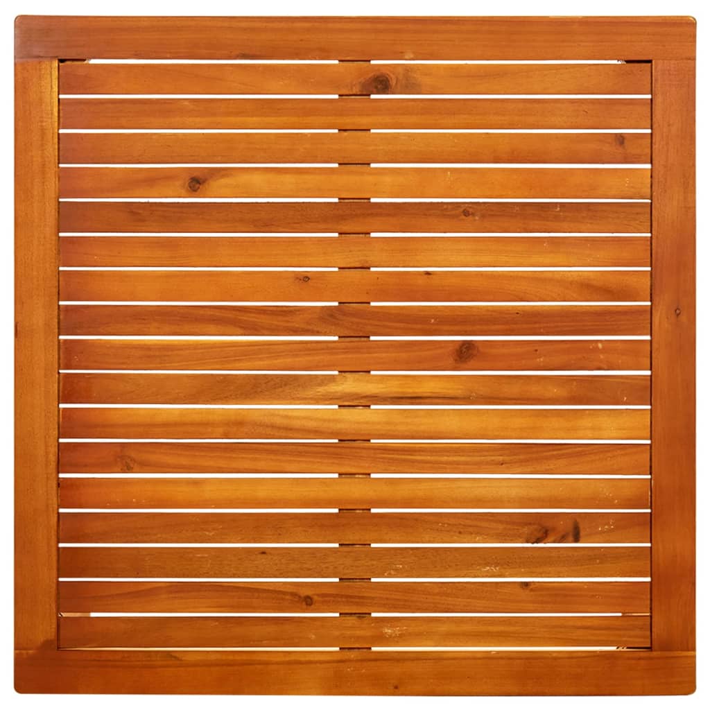 tömör akácfa kerti dohányzóasztal 85 x 85 x 45 cm