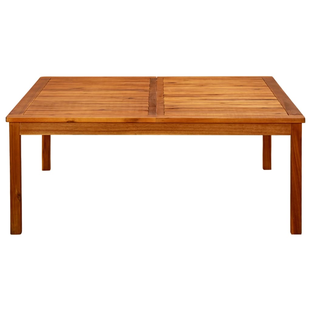 tömör akácfa kerti dohányzóasztal 110 x 110 x 45 cm