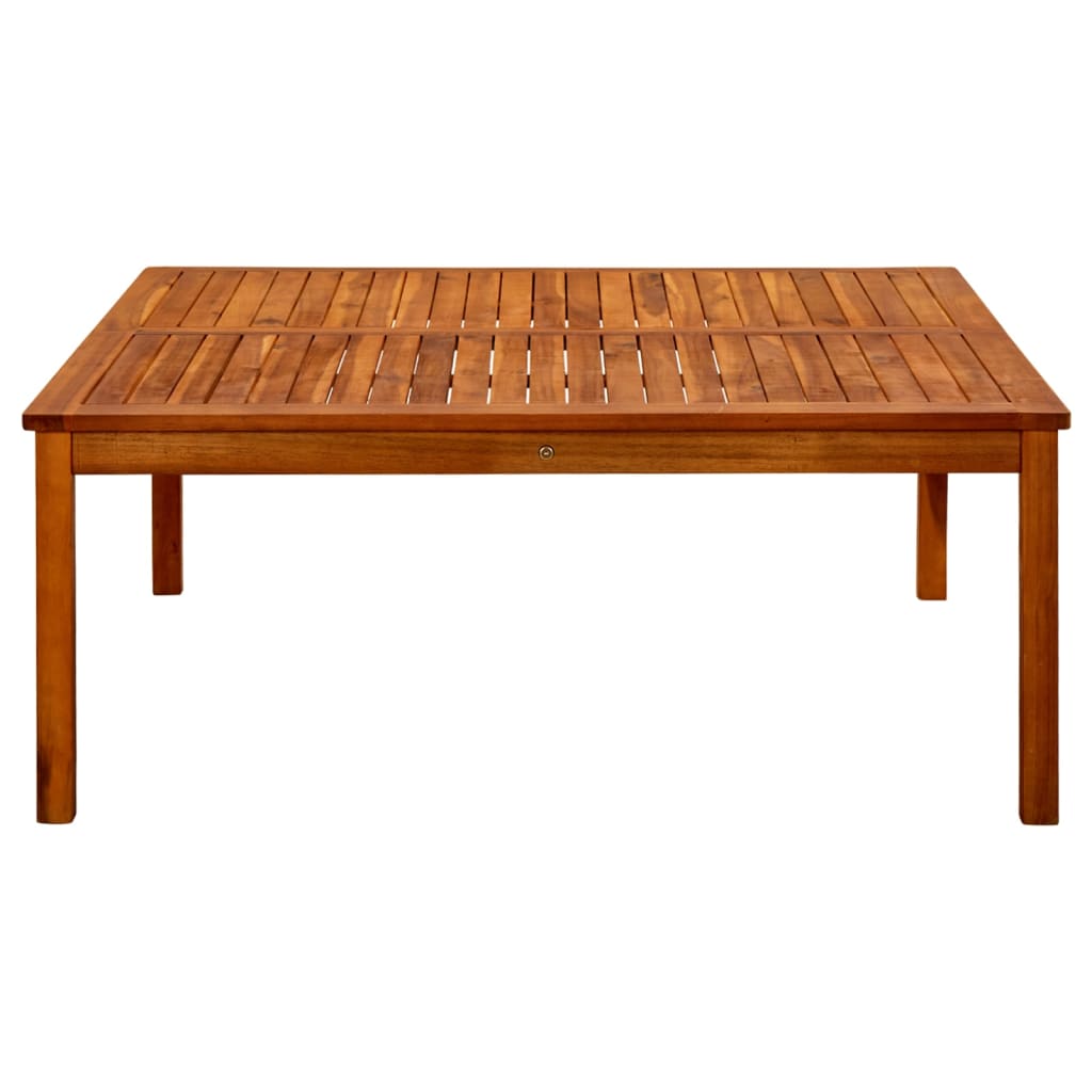 tömör akácfa kerti dohányzóasztal 110 x 110 x 45 cm