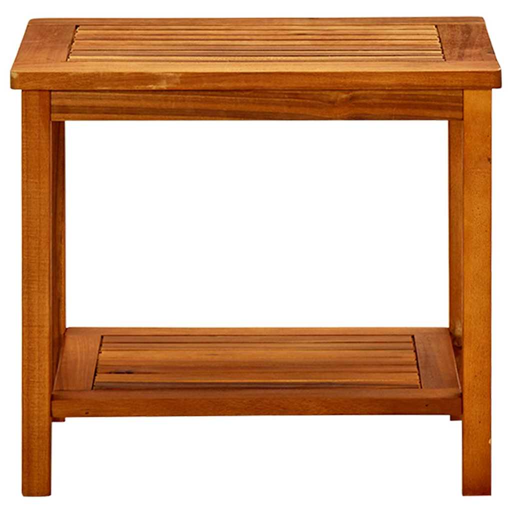 tömör akácfa dohányzóasztal 50 x 35 x 45 cm