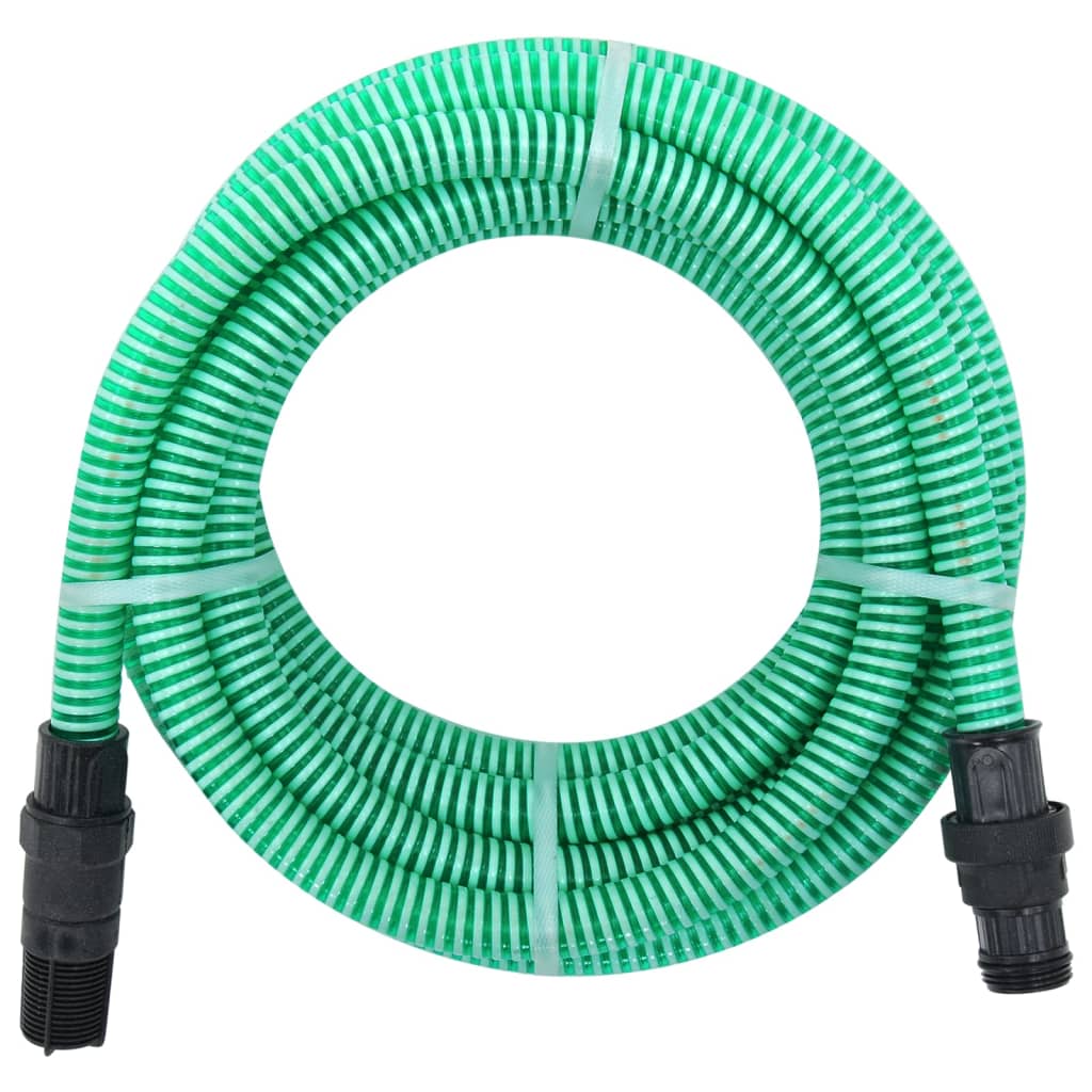 zöld PVC szívótömlő PVC csatlakozókkal 1" 7 m