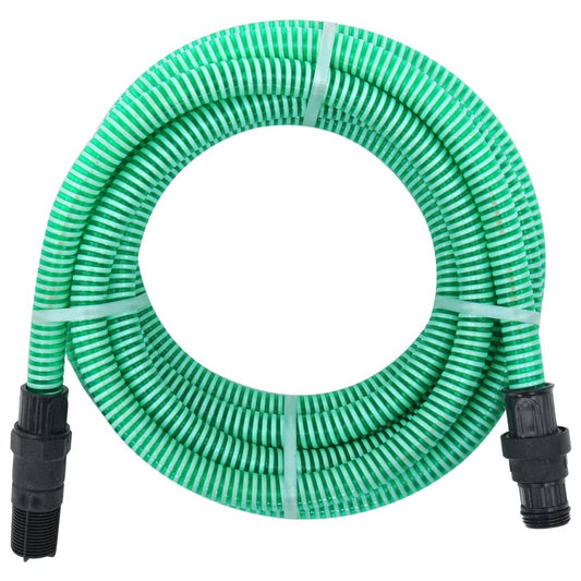 zöld PVC szívótömlő PVC csatlakozókkal 1" 7 m