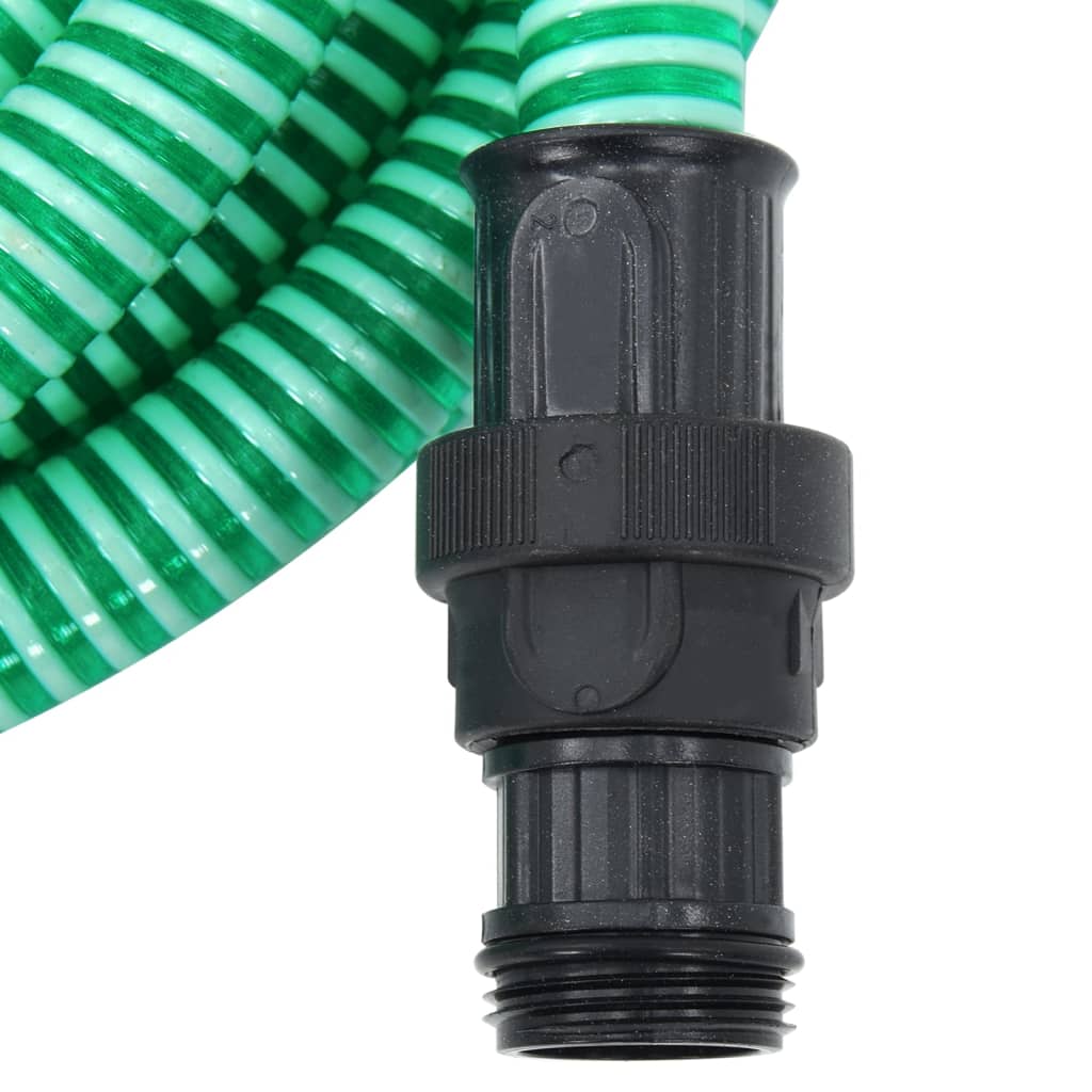 zöld PVC szívótömlő PVC csatlakozókkal 1" 7 m
