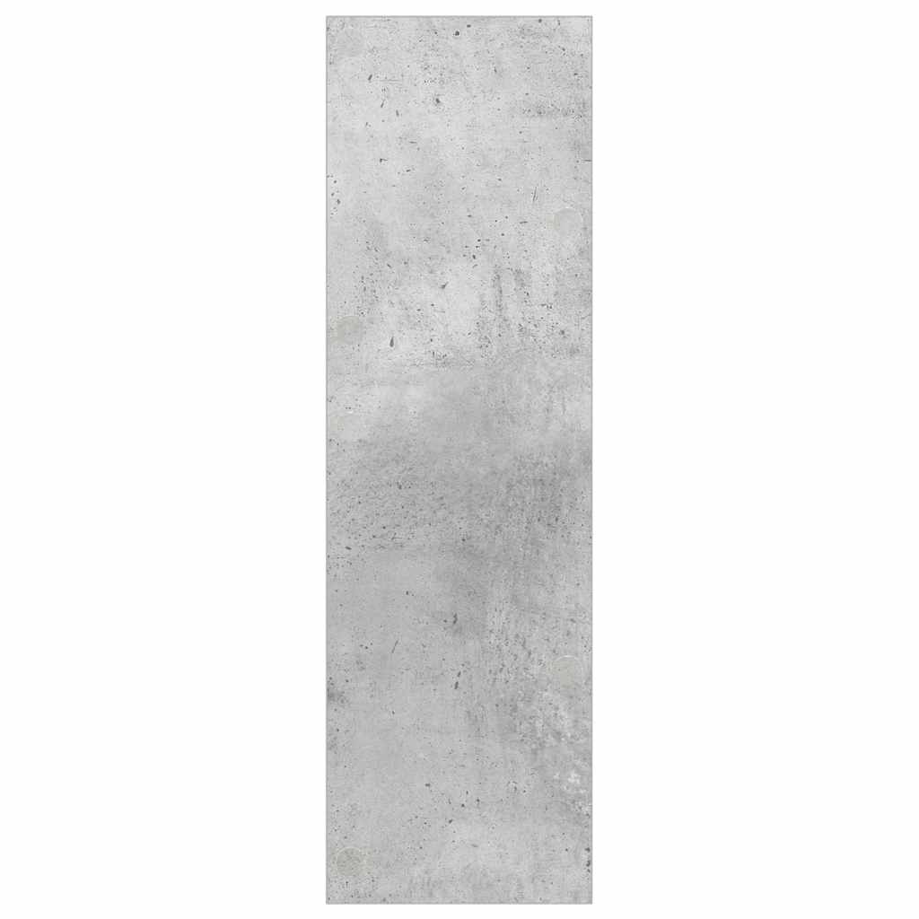 betonszürke szerelt fa fali cipősszekrény 80 x 18 x 60 cm