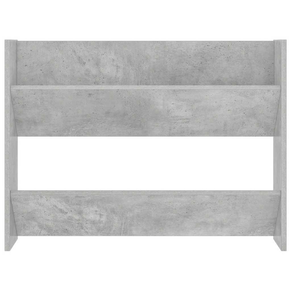 2 db betonszürke forgácslap fali cipősszekrény 80 x 18 x 60 cm