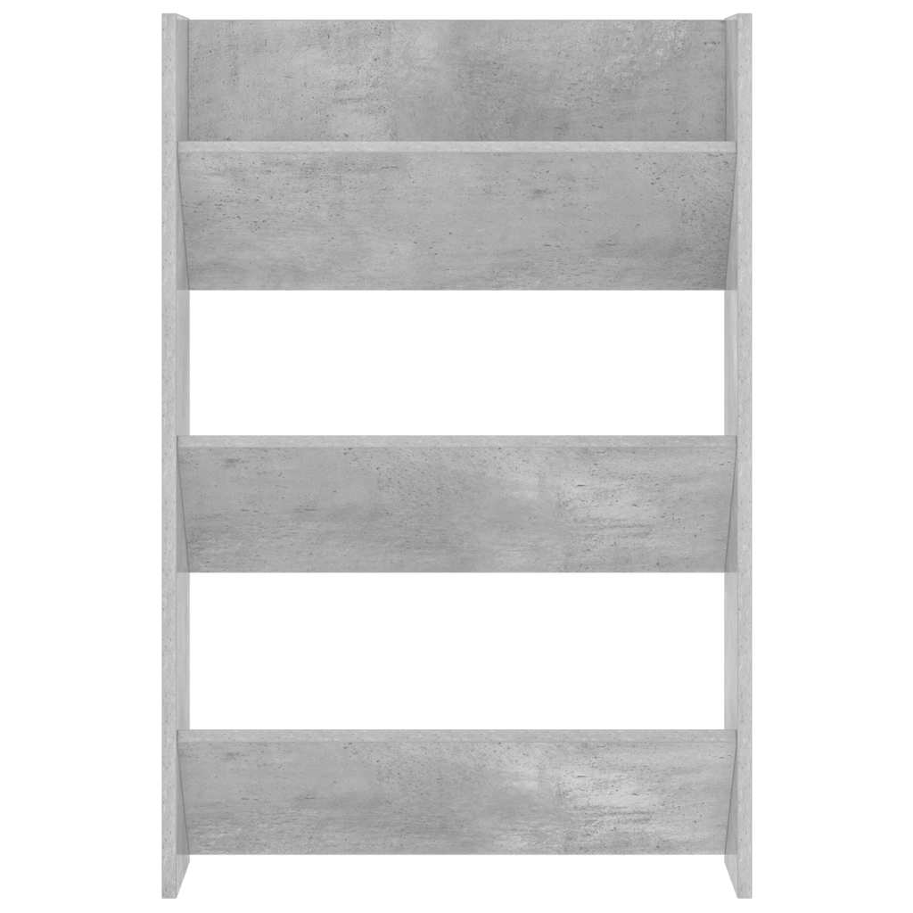 betonszürke forgácslap fali cipősszekrény 60 x 18 x 90 cm