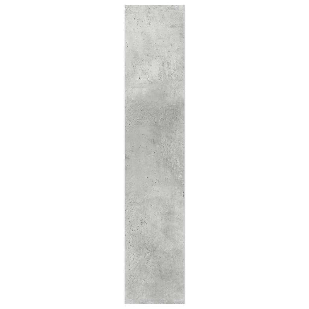 betonszürke forgácslap fali cipősszekrény 80 x 18 x 90 cm