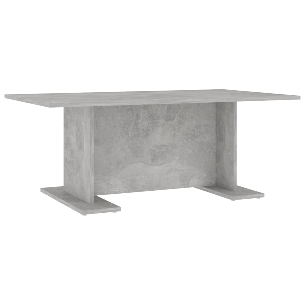 betonszürke szerelt fa dohányzóasztal 103,5 x 60 x 40 cm