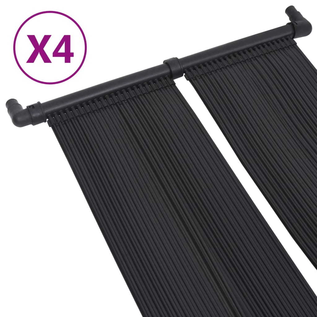 4 db napelemes medencefűtő panel 80 x 310 cm
