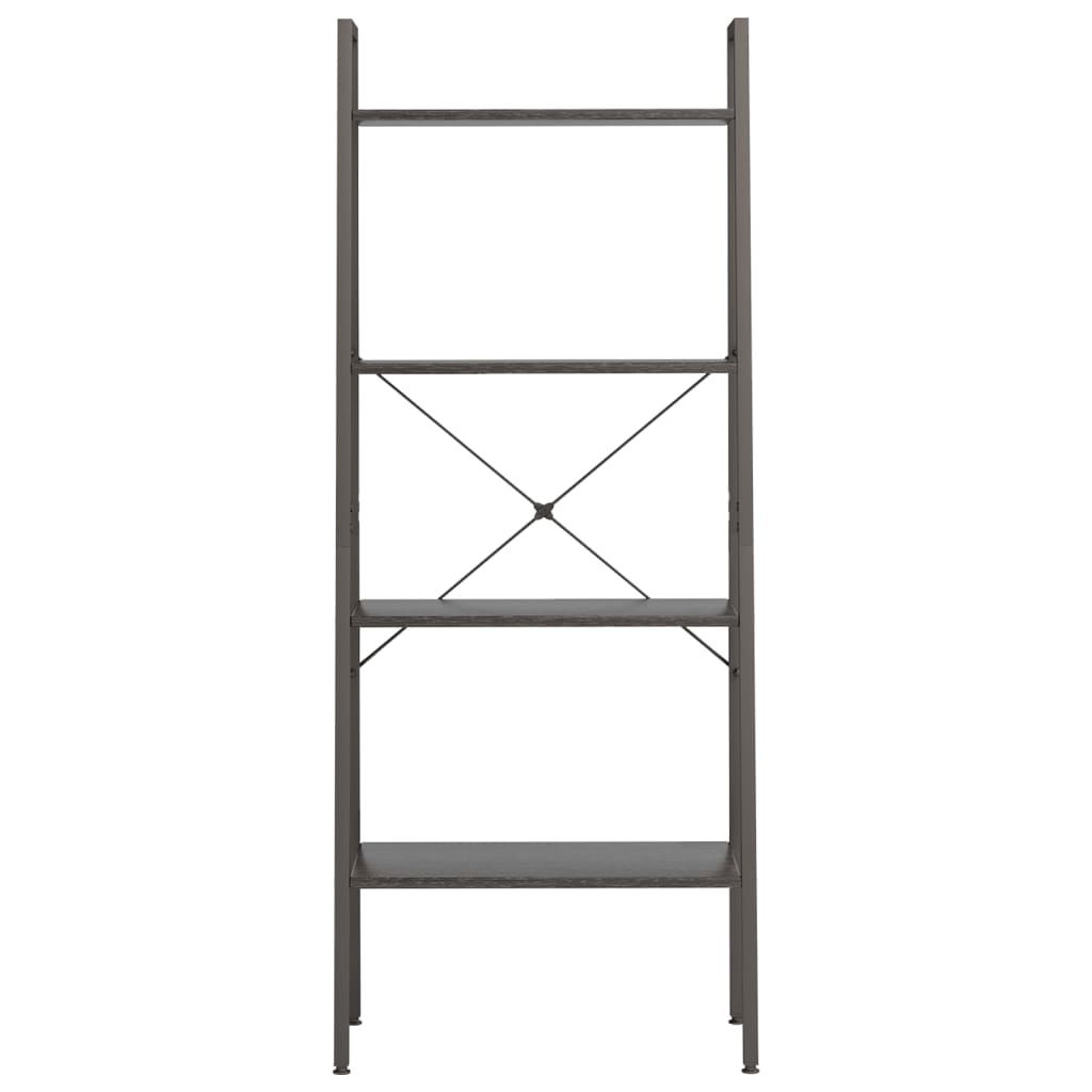 4 szintes fekete állópolc 56 x 35 x 140 cm