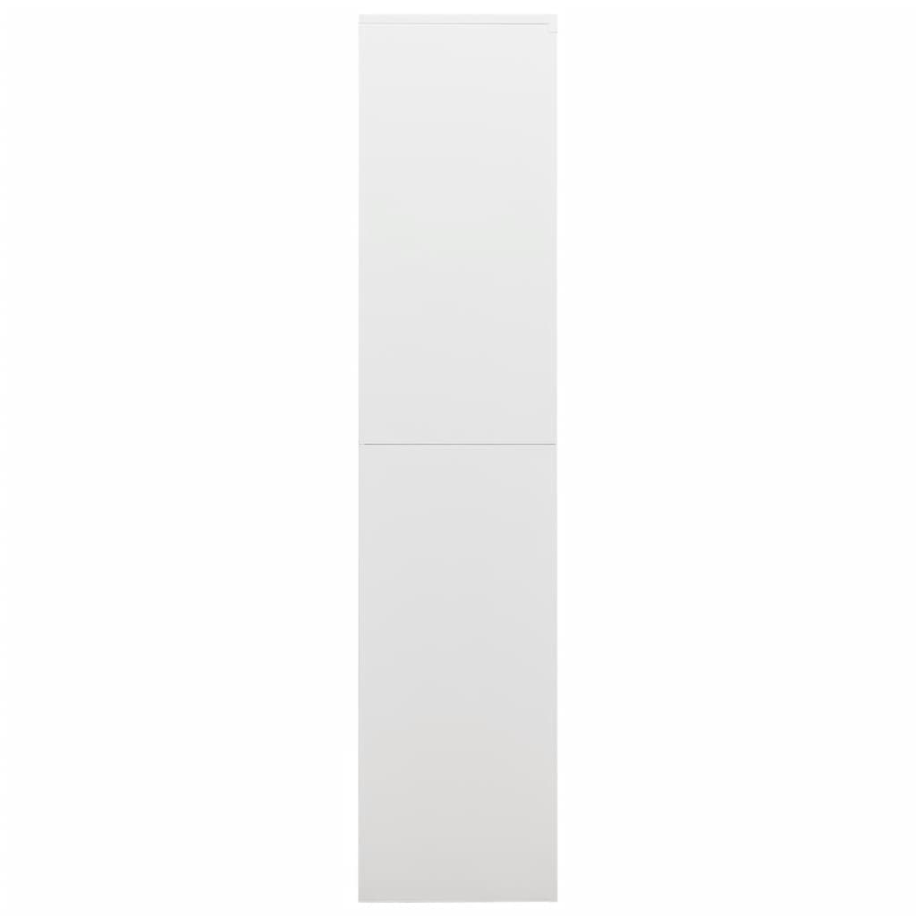 fehér acél zárható szekrény 90 x 40 x 180 cm