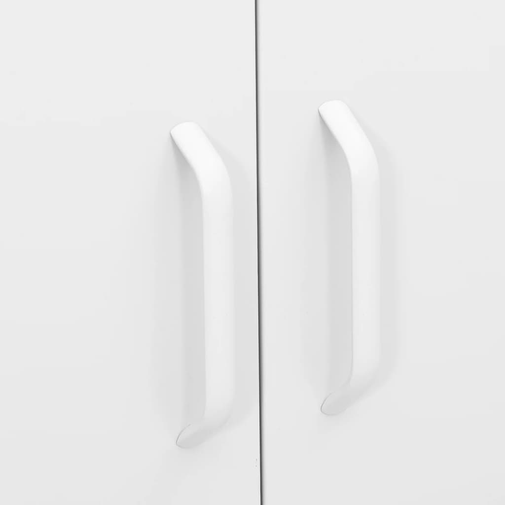 fehér acél tárolószekrény 80 x 35 x 101,5 cm