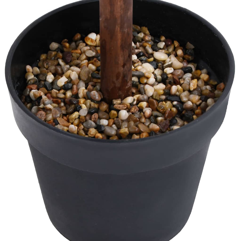 zöld gömbalakú cserepes műpuszpáng 71 cm