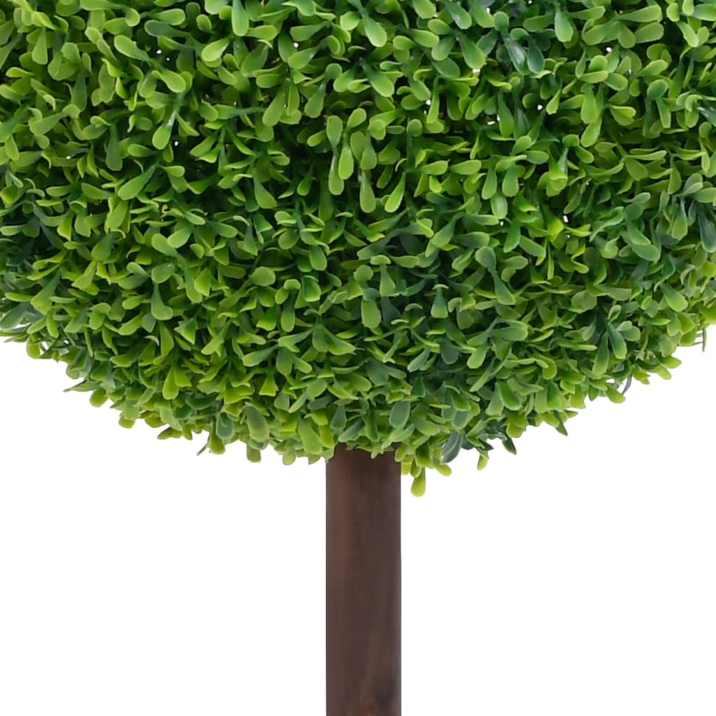 zöld gömbalakú cserepes műpuszpáng 50 cm