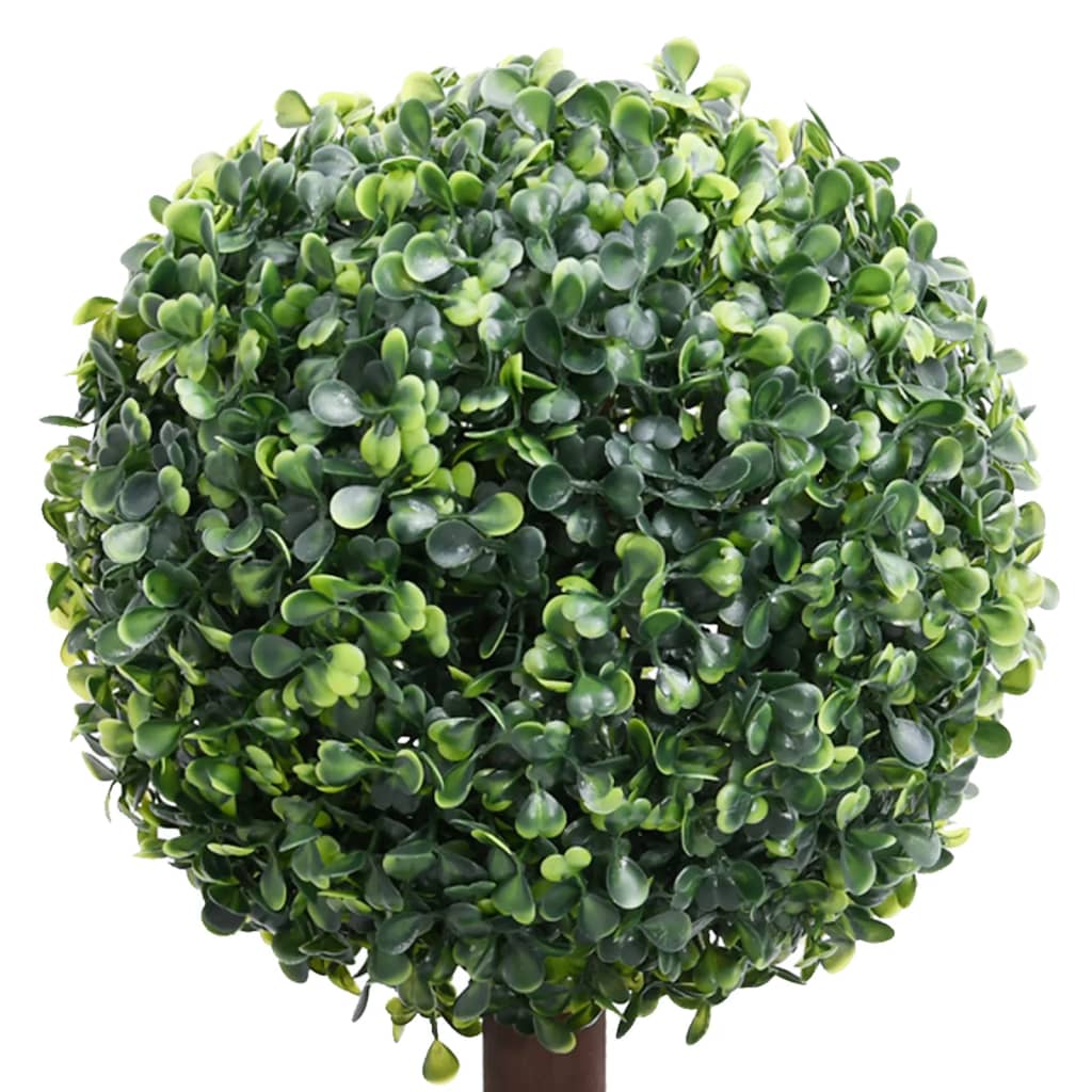 zöld gömbalakú cserepes műpuszpáng 118 cm