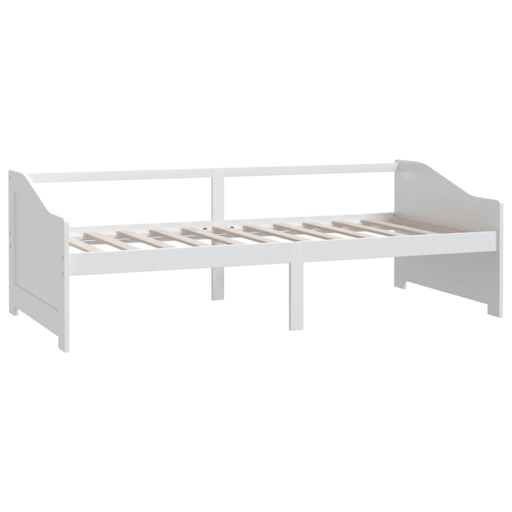 fehér 3 személyes tömör fenyőfa kanapéágy 90 x 200 cm