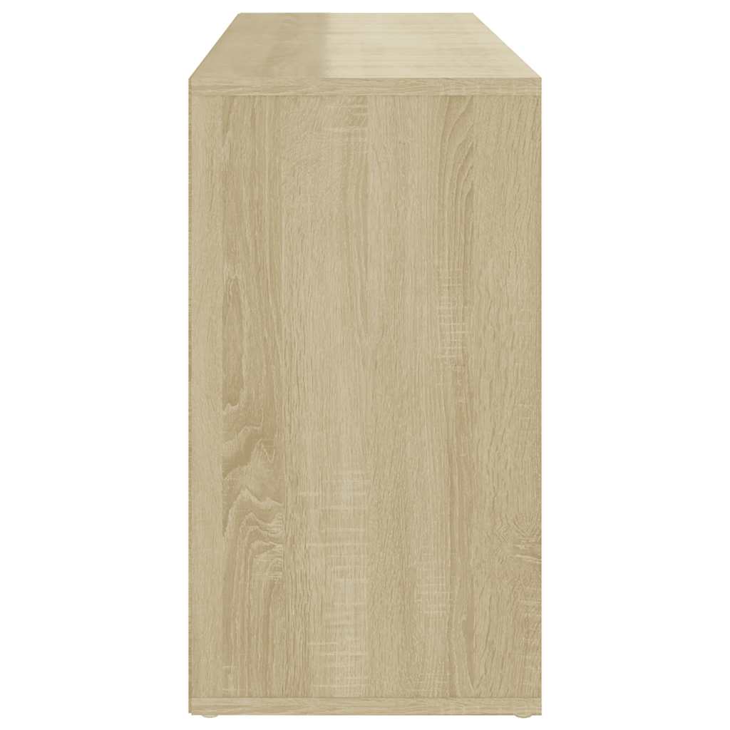 sonoma tölgy színű szerelt fa cipőtároló pad 103 x 30 x 55 cm