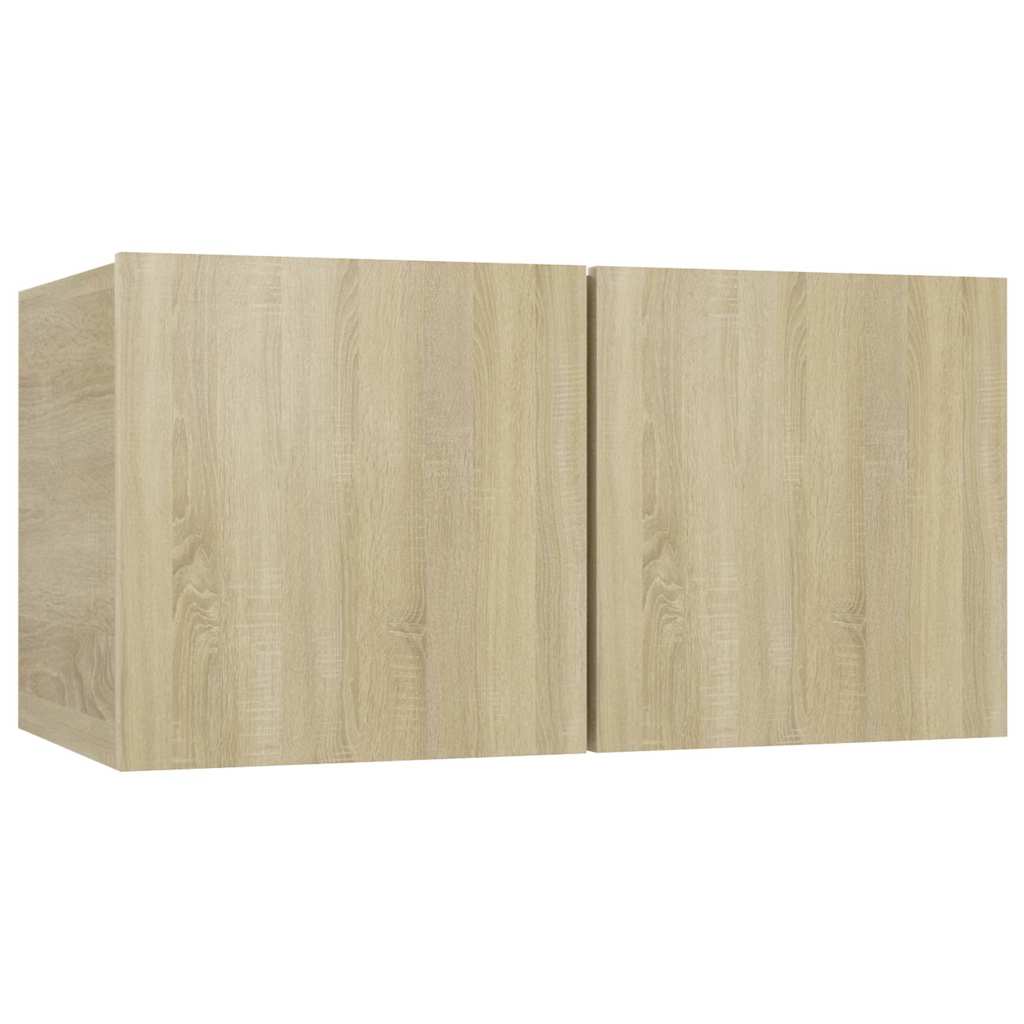 2 db sonoma tölgy függő TV-szekrény 60 x 30 x 30 cm