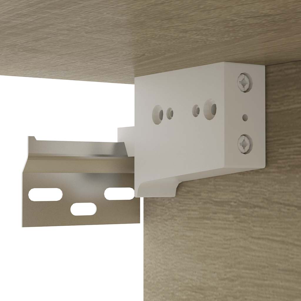3 db sonoma tölgy függő TV-szekrény 60 x 30 x 30 cm