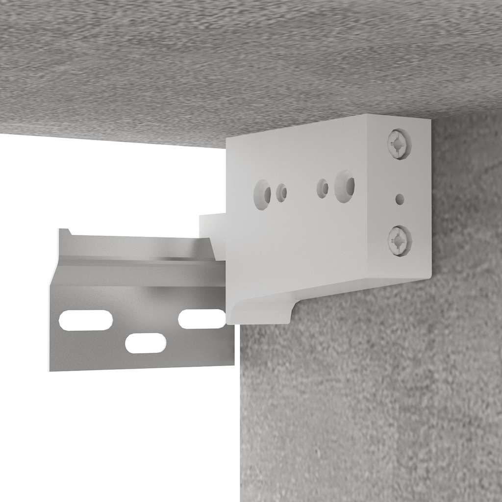 betonszürke függő TV-szekrény 60 x 30 x 30 cm