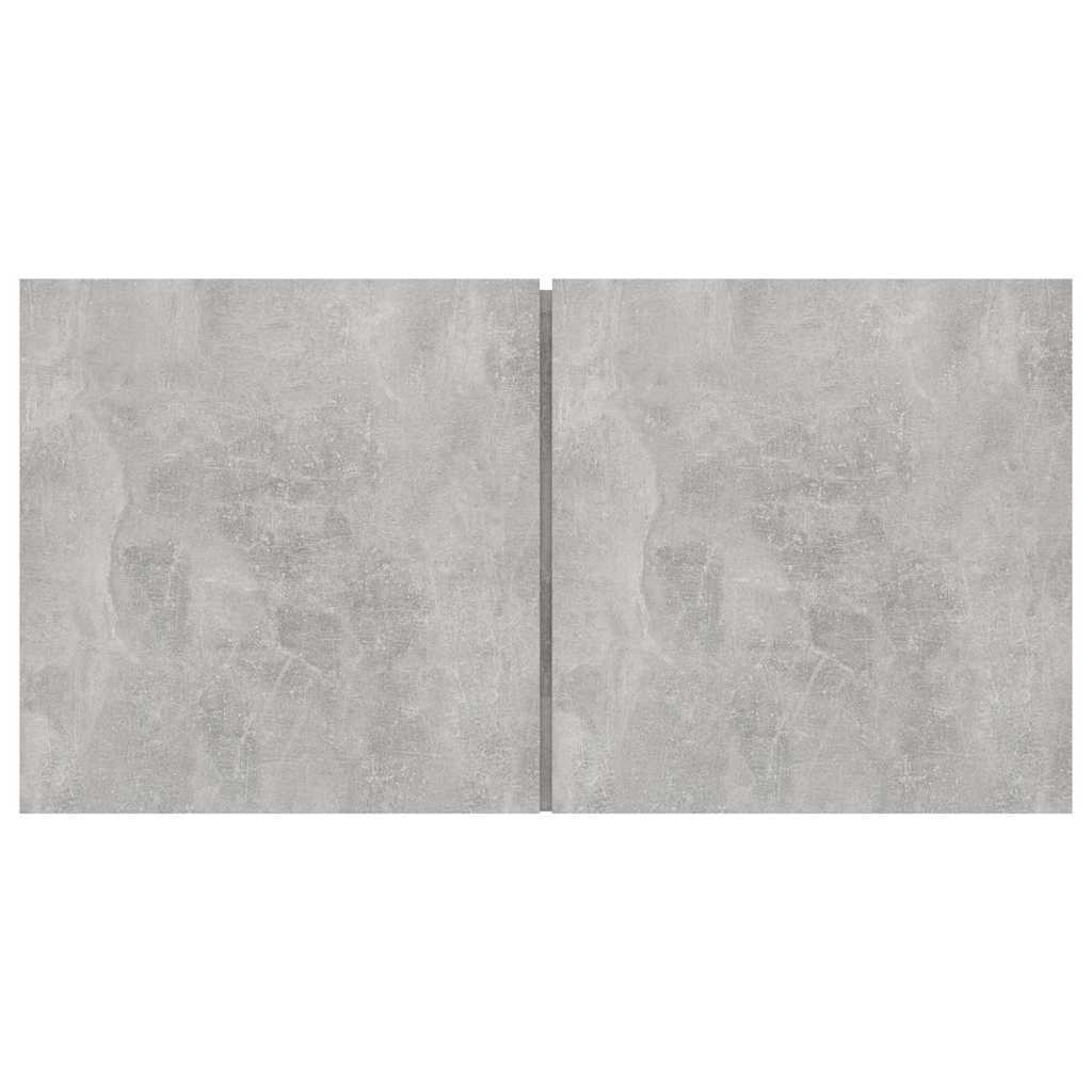 2 db betonszürke függő TV-szekrény 60 x 30 x 30 cm
