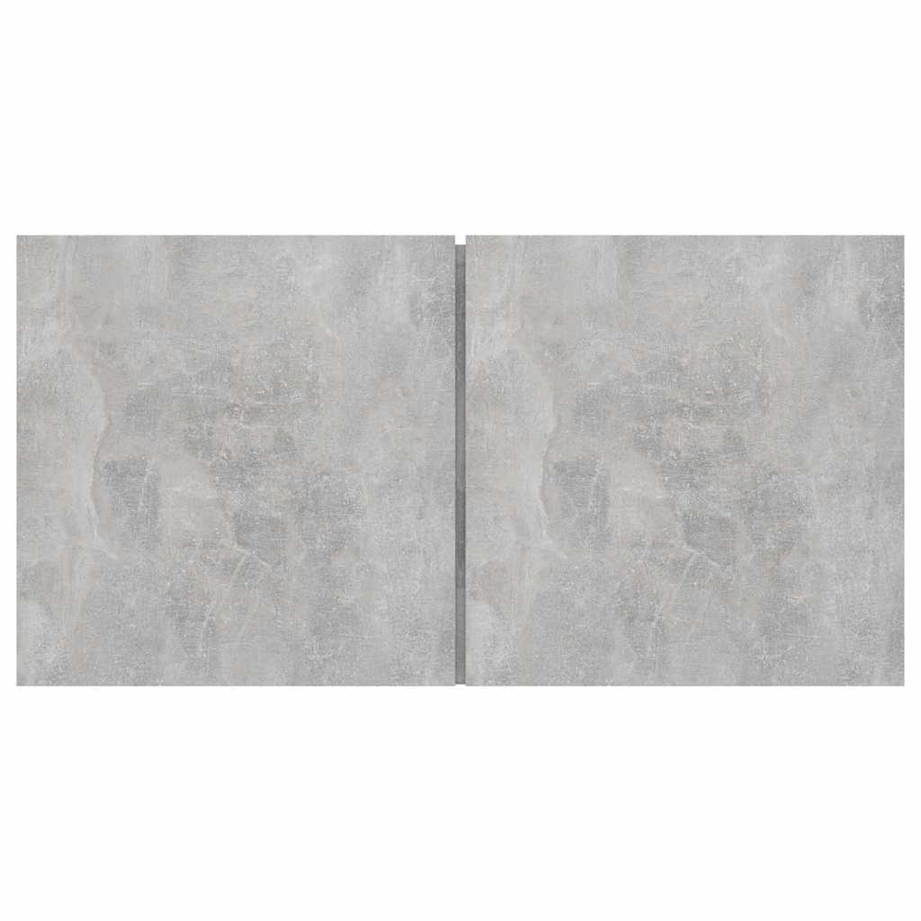 3 db betonszürke függő TV-szekrény 60 x 30 x 30 cm