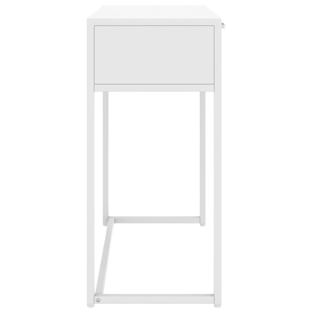 fehér acél tálalóasztal 72 x 35 x 75 cm
