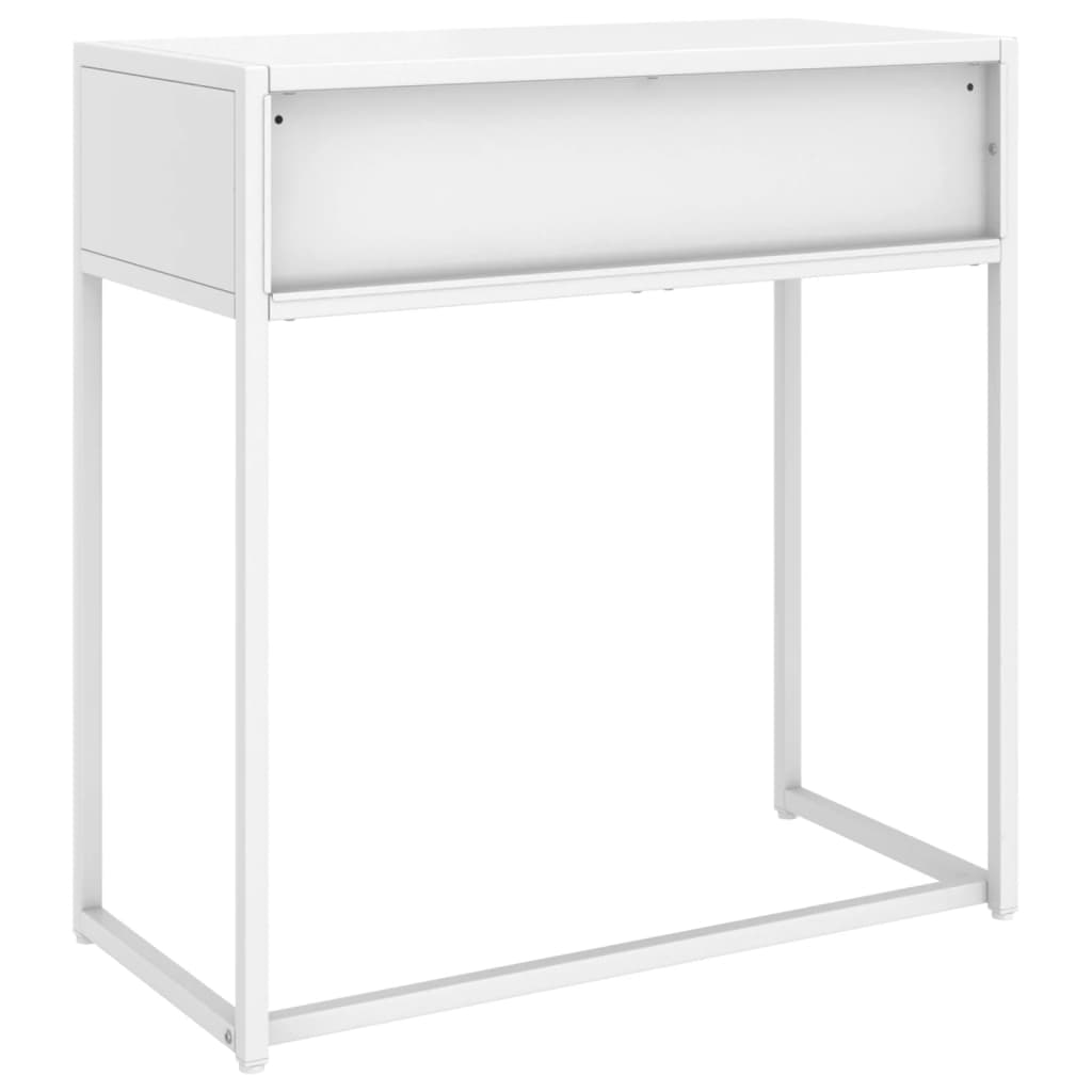 fehér acél tálalóasztal 72 x 35 x 75 cm