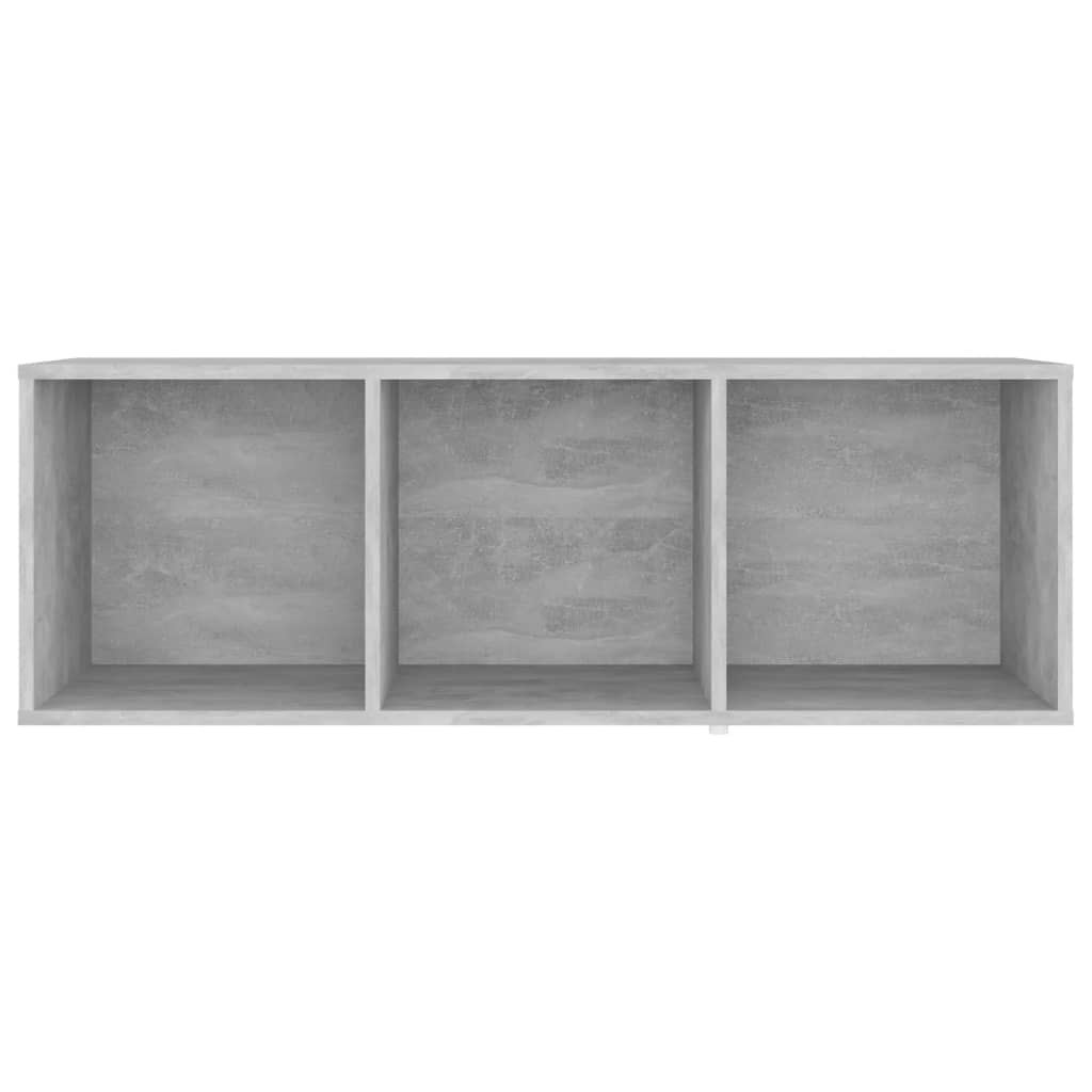 3 db betonszürke szerelt fa TV-szekrény 107 x 35 x 37 cm