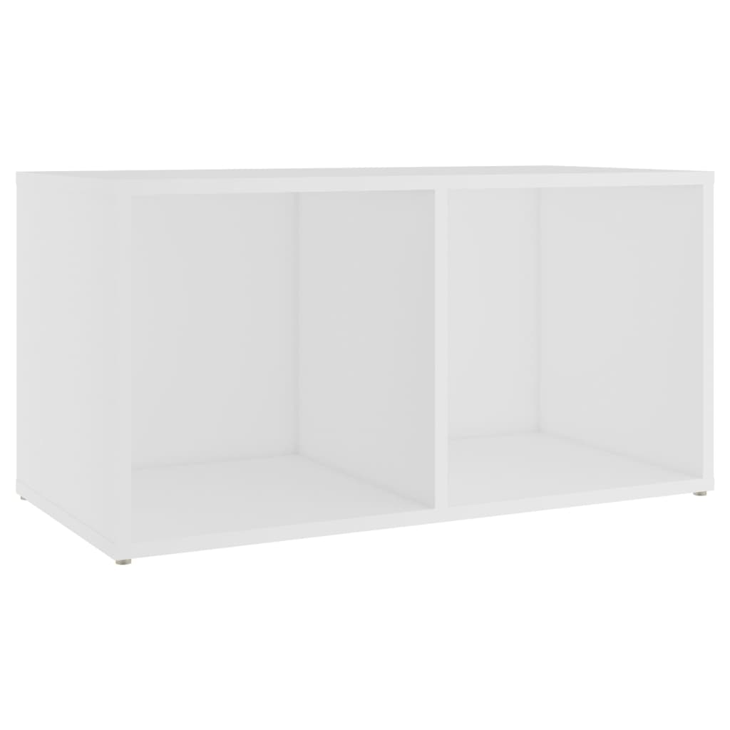 4 db fehér szerelt fa TV-szekrény 72 x 35 x 36,5 cm