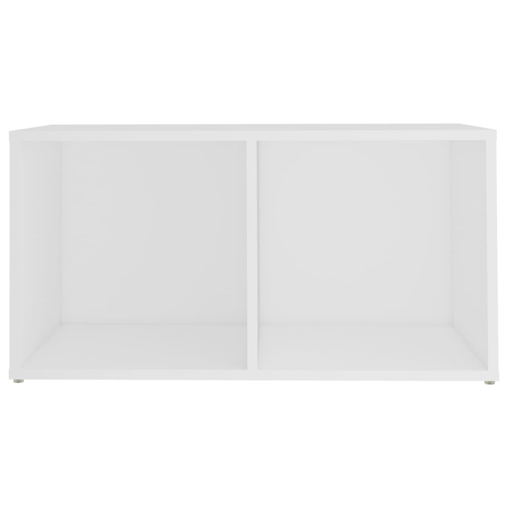 4 db fehér szerelt fa TV-szekrény 72 x 35 x 36,5 cm