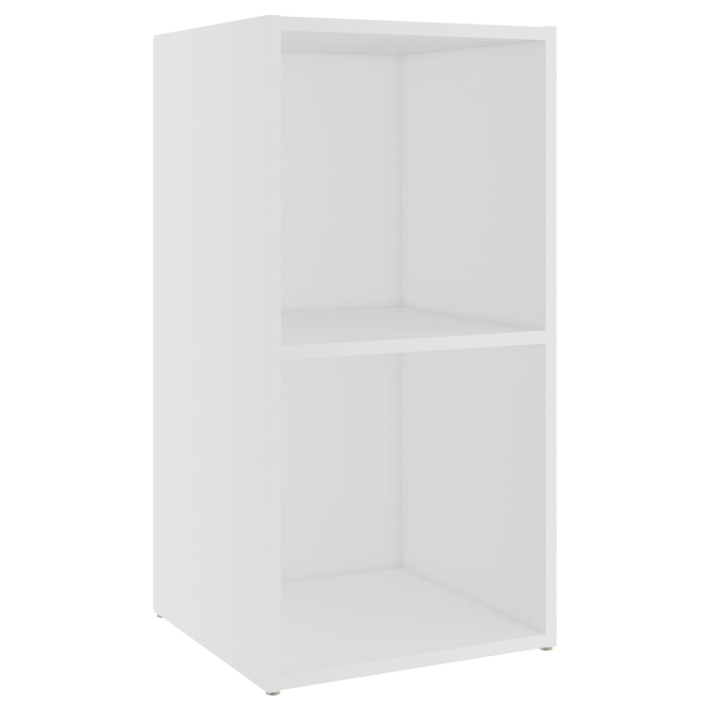4 db fehér szerelt fa TV-szekrény 72 x 35 x 36,5 cm