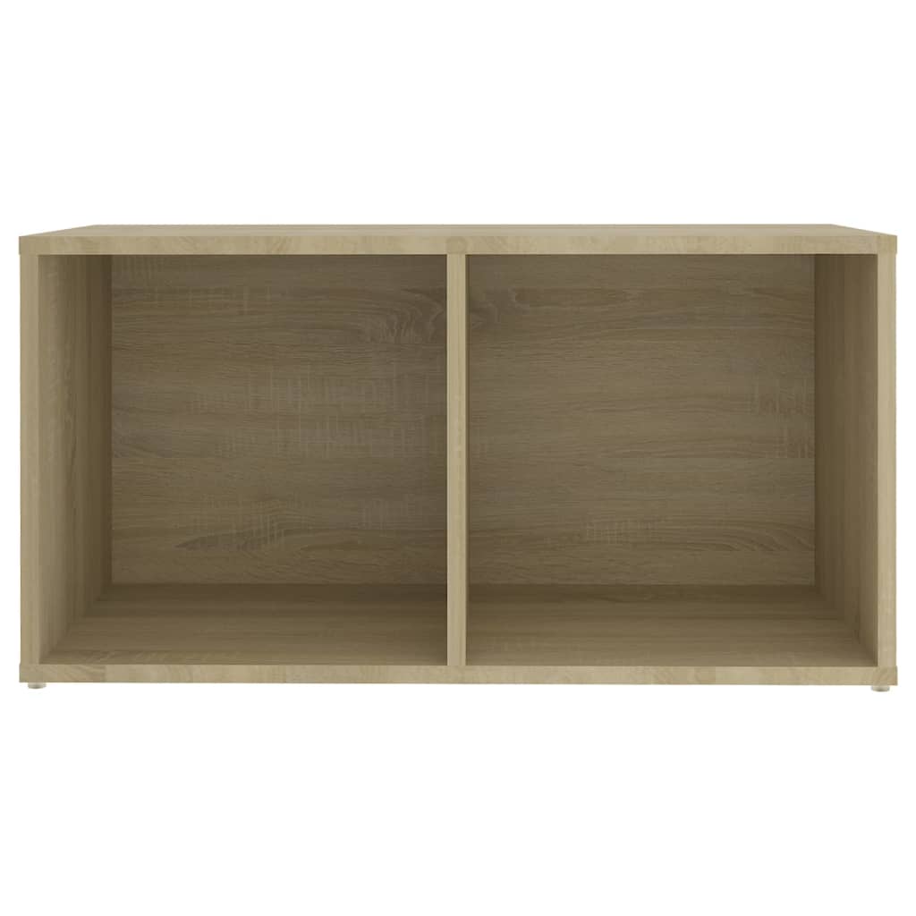 4 db sonoma tölgy színű szerelt fa TV-szekrény 72x35x36,5 cm