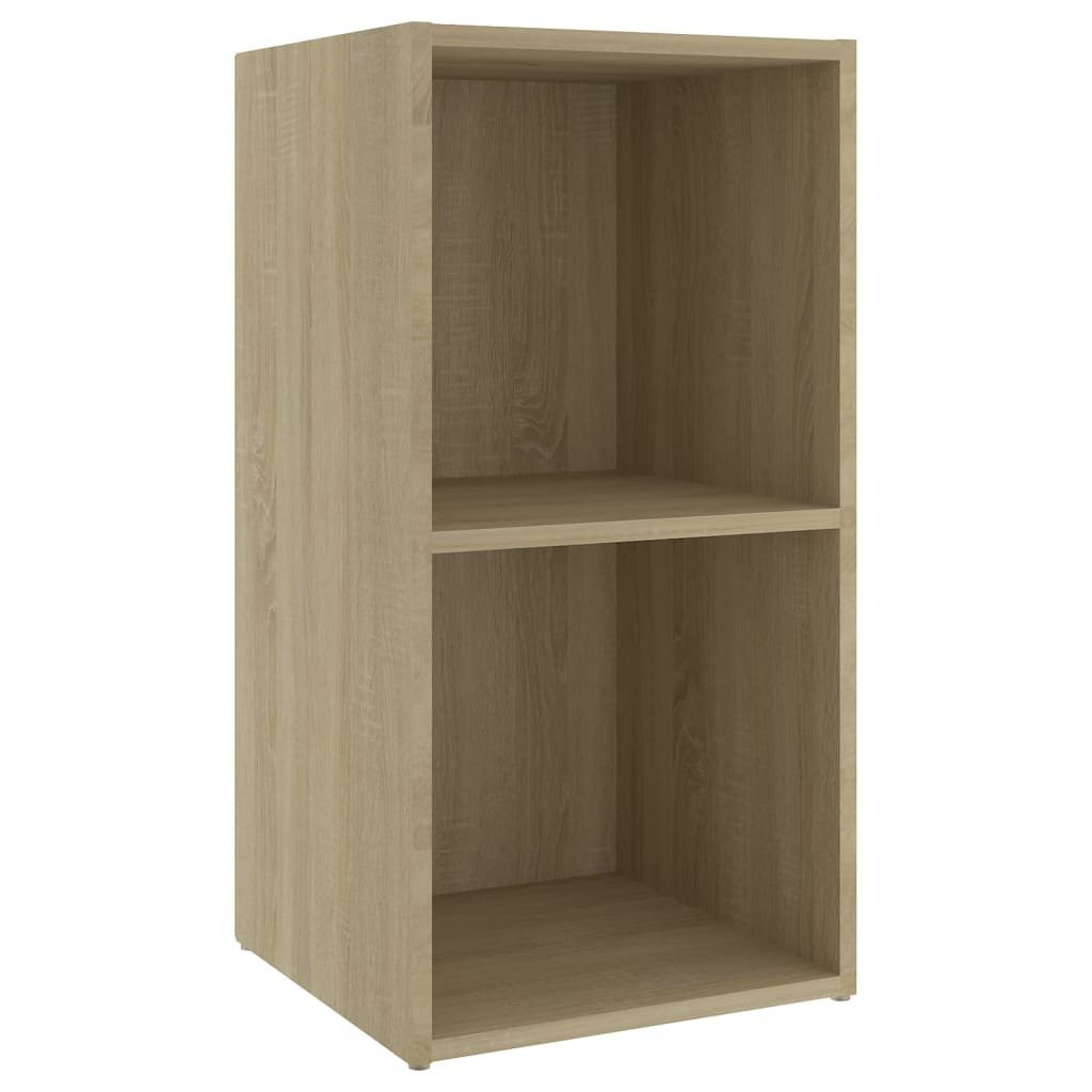 4 db sonoma tölgy színű szerelt fa TV-szekrény 72x35x36,5 cm