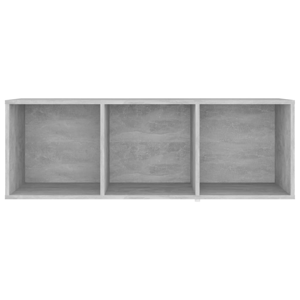 4 db betonszürke szerelt fa TV-szekrény 107 x 35 x 37 cm