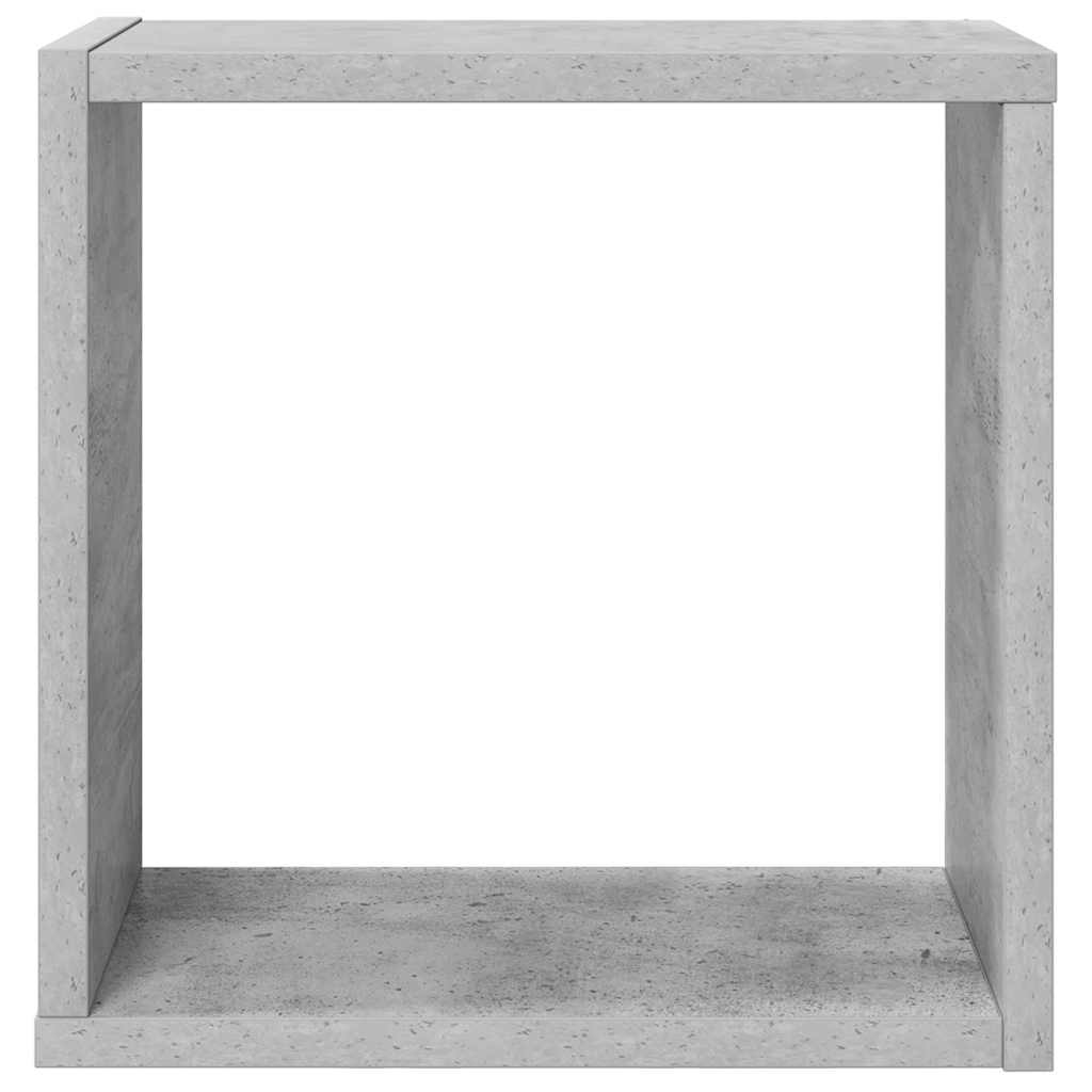 4 db betonszürke fali kockapolc 30 x 15 x 30 cm