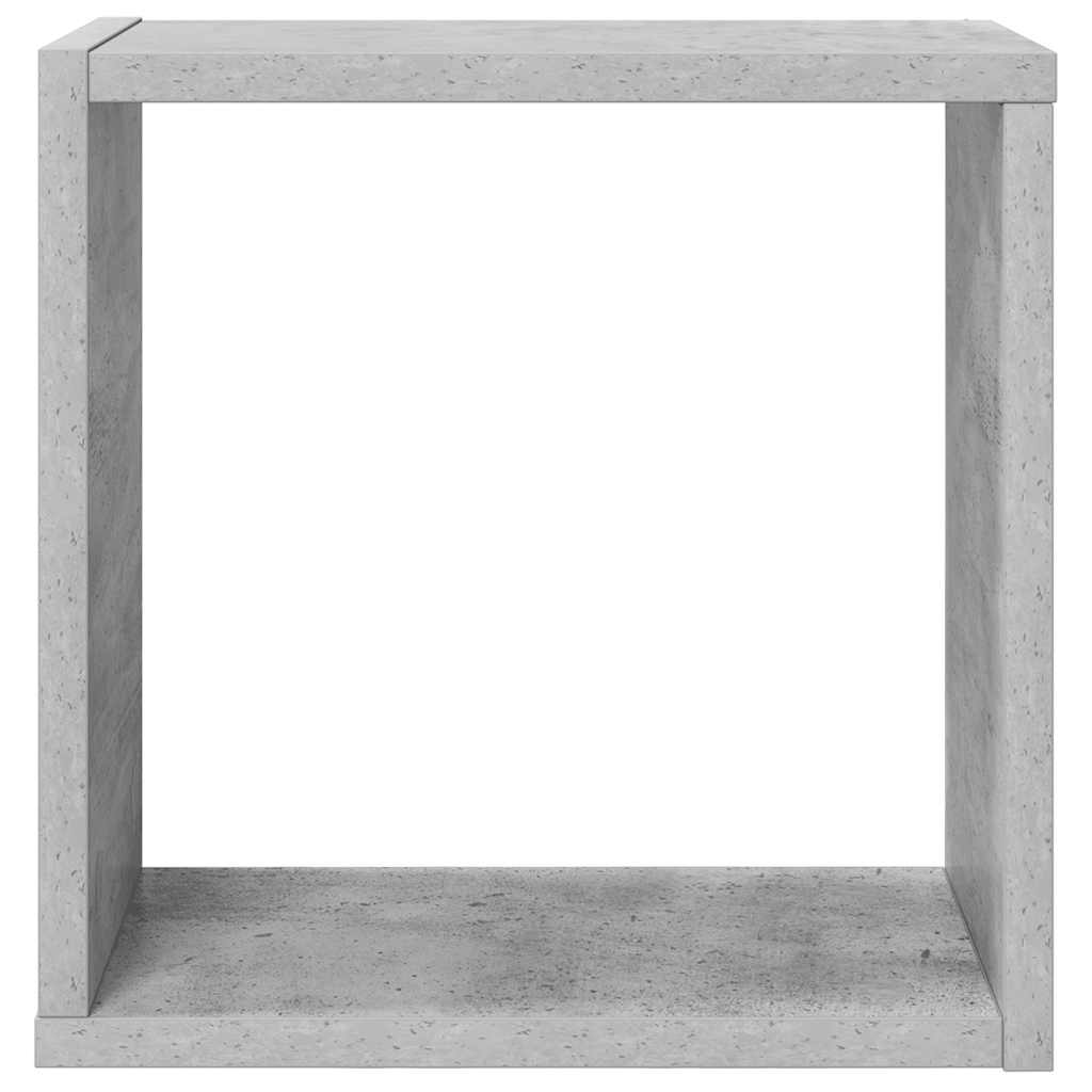 6 db betonszürke fali kockapolc 30 x 15 x 30 cm