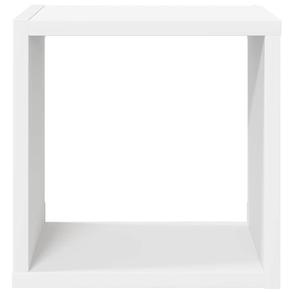 2 db fehér fali kockapolc 26 x 15 x 26 cm