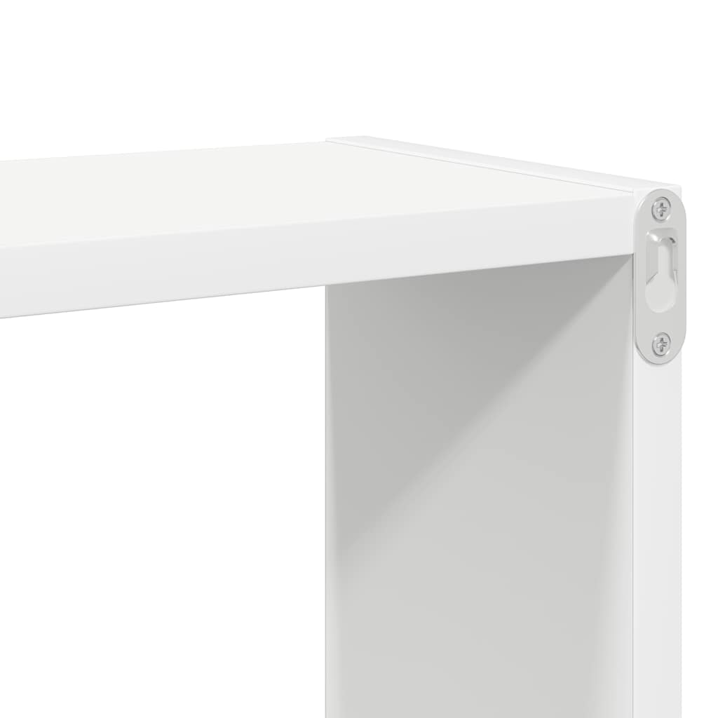 2 db fehér fali kockapolc 26 x 15 x 26 cm