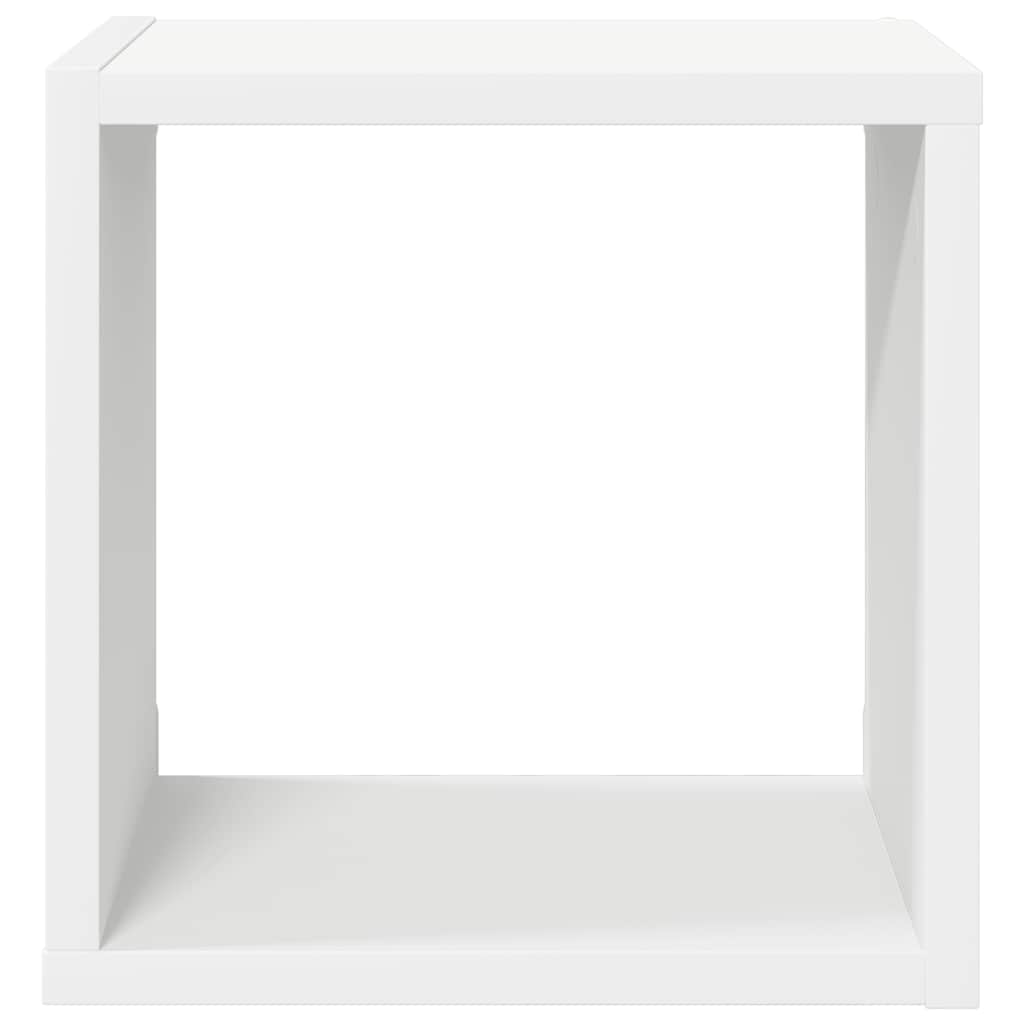 4 db fehér fali kockapolc 26 x 15 x 26 cm