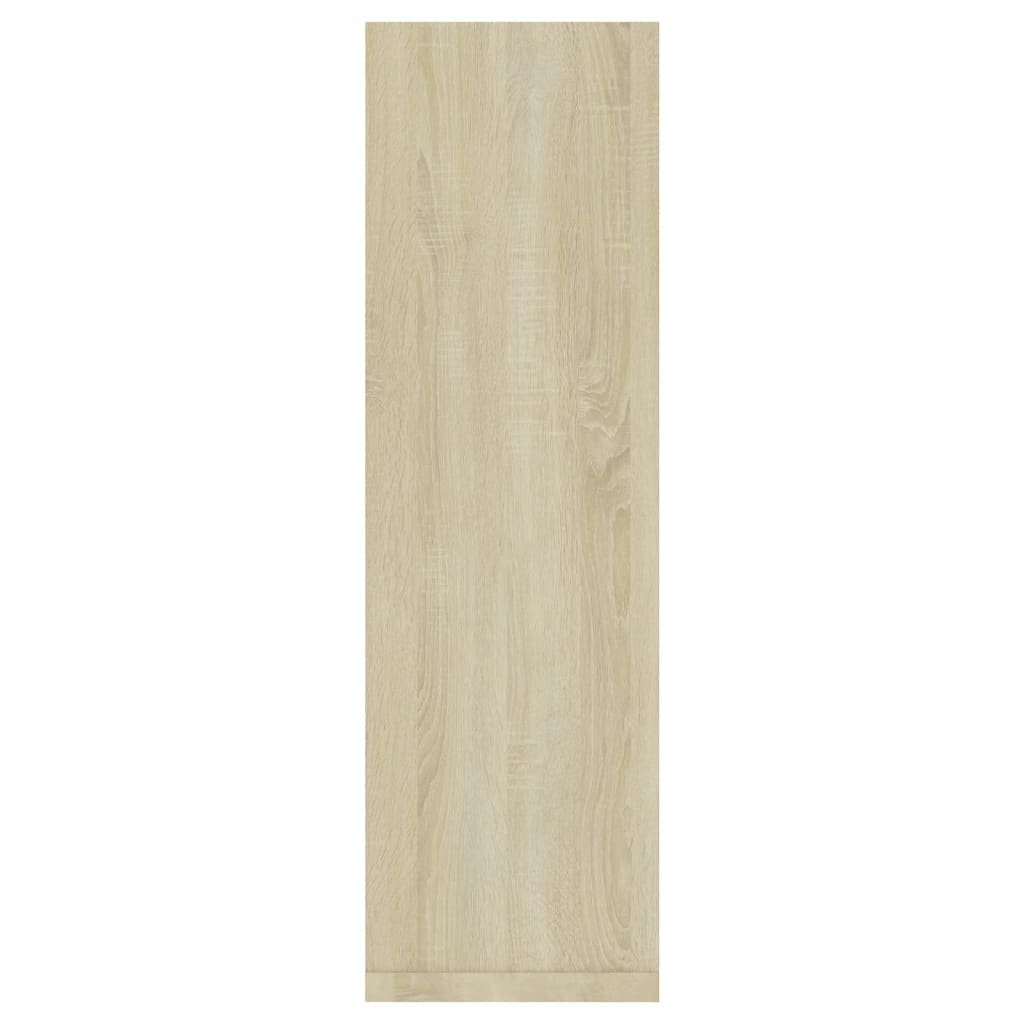 2 db sonoma tölgy színű szerelt fa fali polc 50 x 15 x 50 cm