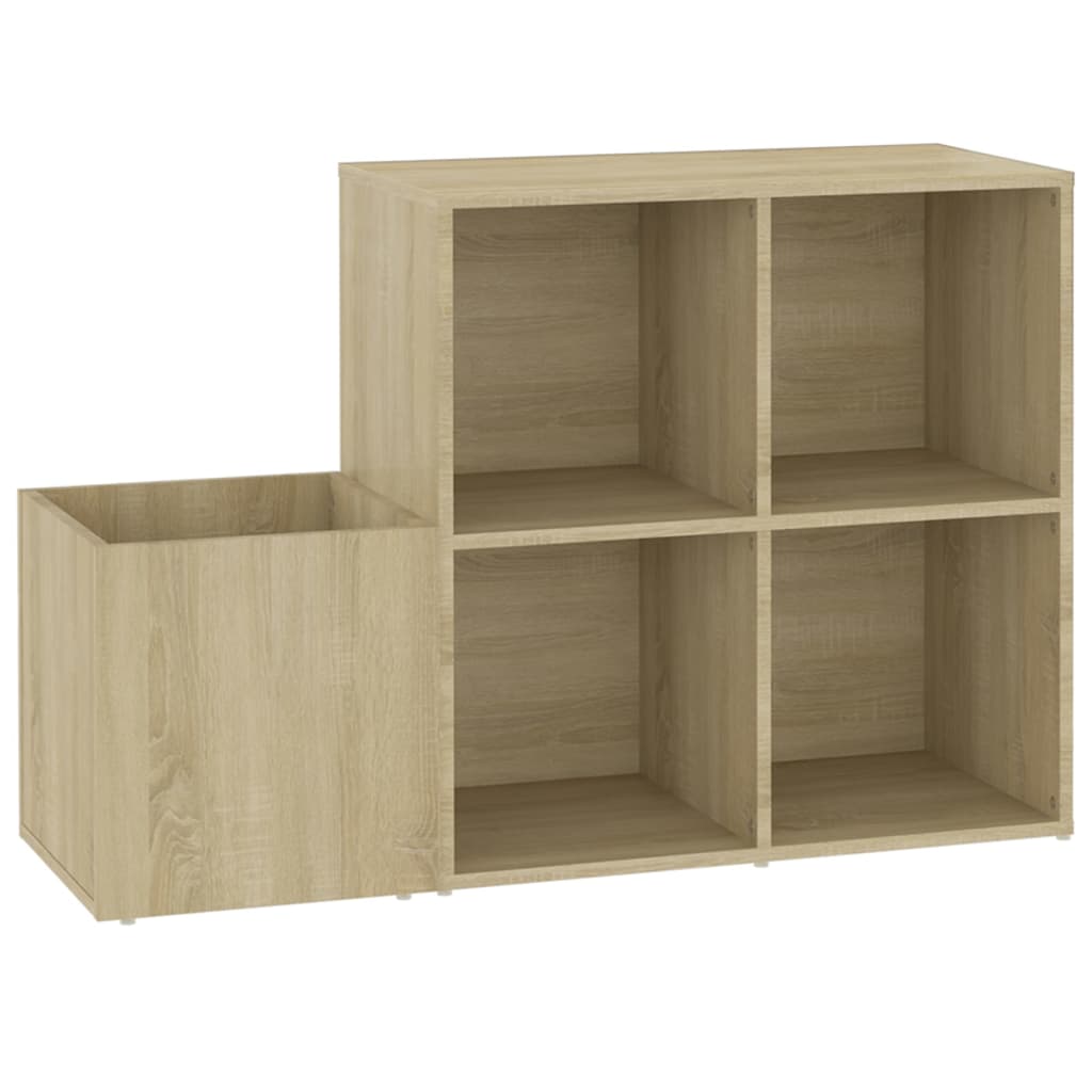 sonoma szerelt fa előszobai cipősszekrény 105 x 35,5 x 70 cm