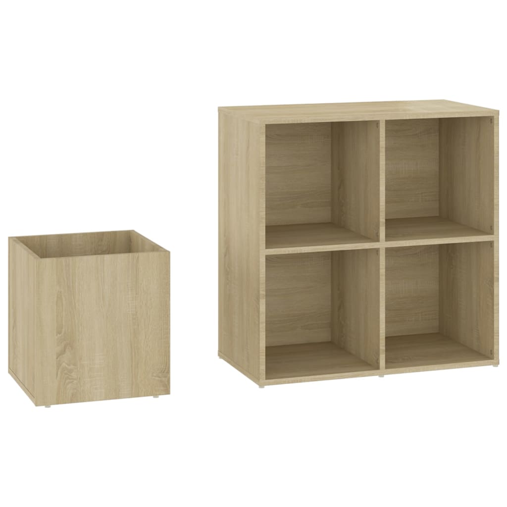 sonoma szerelt fa előszobai cipősszekrény 105 x 35,5 x 70 cm