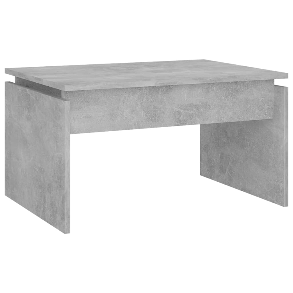 betonszürke szerelt fa dohányzóasztal 68 x 50 x 38 cm