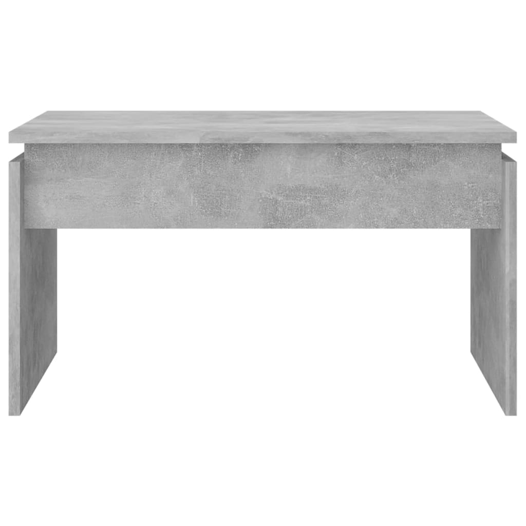 betonszürke szerelt fa dohányzóasztal 68 x 50 x 38 cm