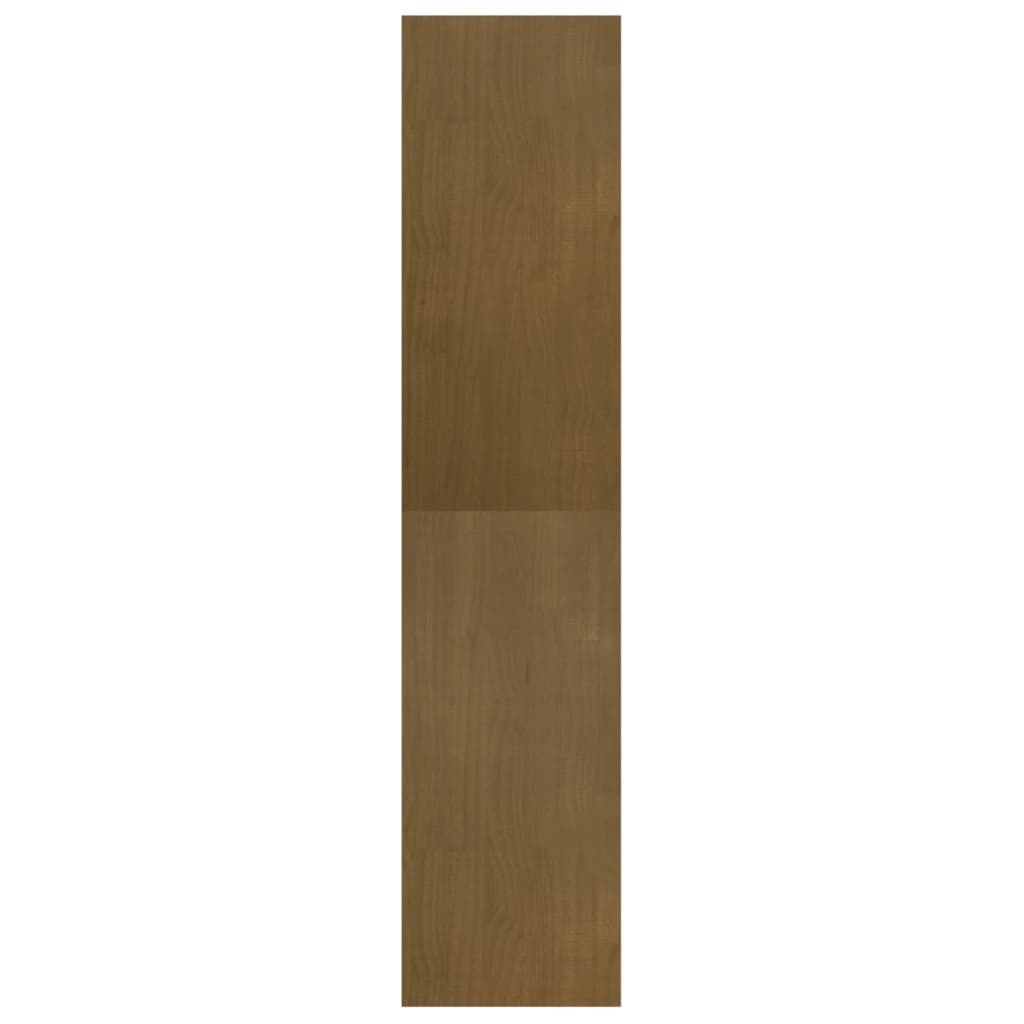 mézbarna fenyőfa könyvszekrény térelválasztó 40 x 30 x 135,5 cm