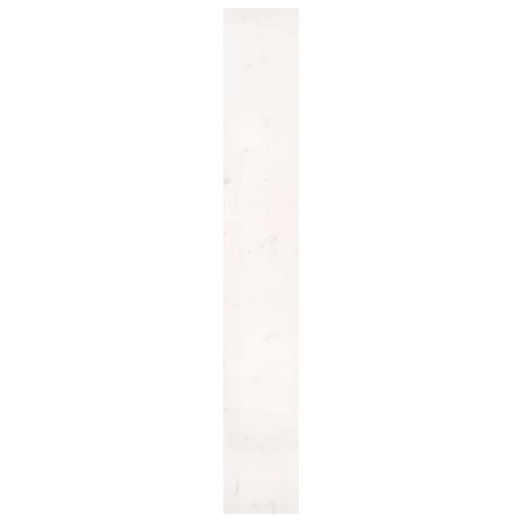 fehér fenyőfa könyvszekrény/térelválasztó 80 x 30 x 199,5 cm